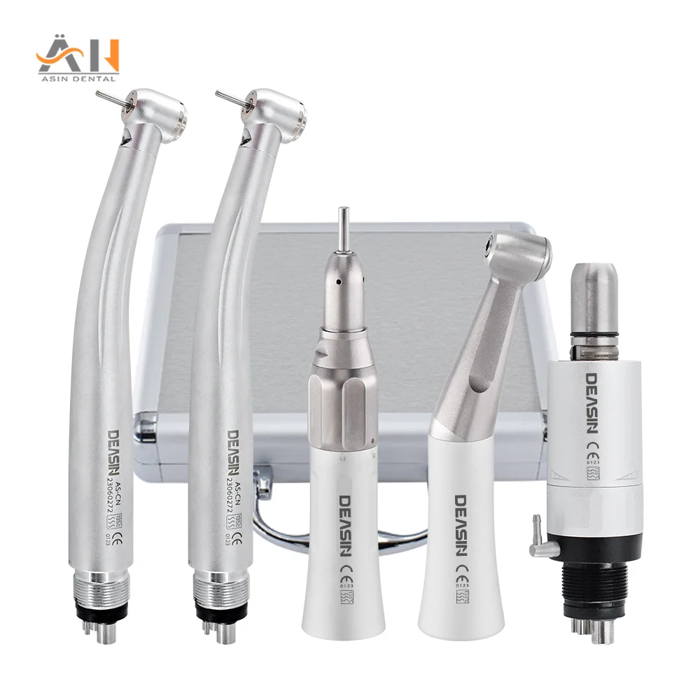 

Dental Handpiece sets Dentist Student Handpiece Kits Dental 2 MAX LED High Speed And FX Low Speed Handpiece Kits 2 hole 4 Hole