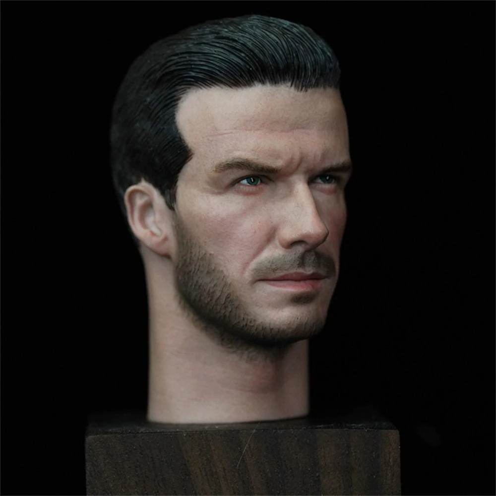 

Hand Painted 1/6th Middle-aged Man David Bald Handsome Head Sculpture Carving for 12'' PH TBL Action Figure