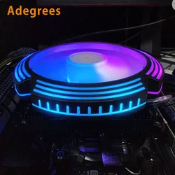 ARGB CPU Air Cooler 4 Heatpipes 120MM X99 PC Processor CPU Fan For Intel LGA 1366 1150 1151 1155 1156 1700 2011 X79 AM3 AM4 AM5