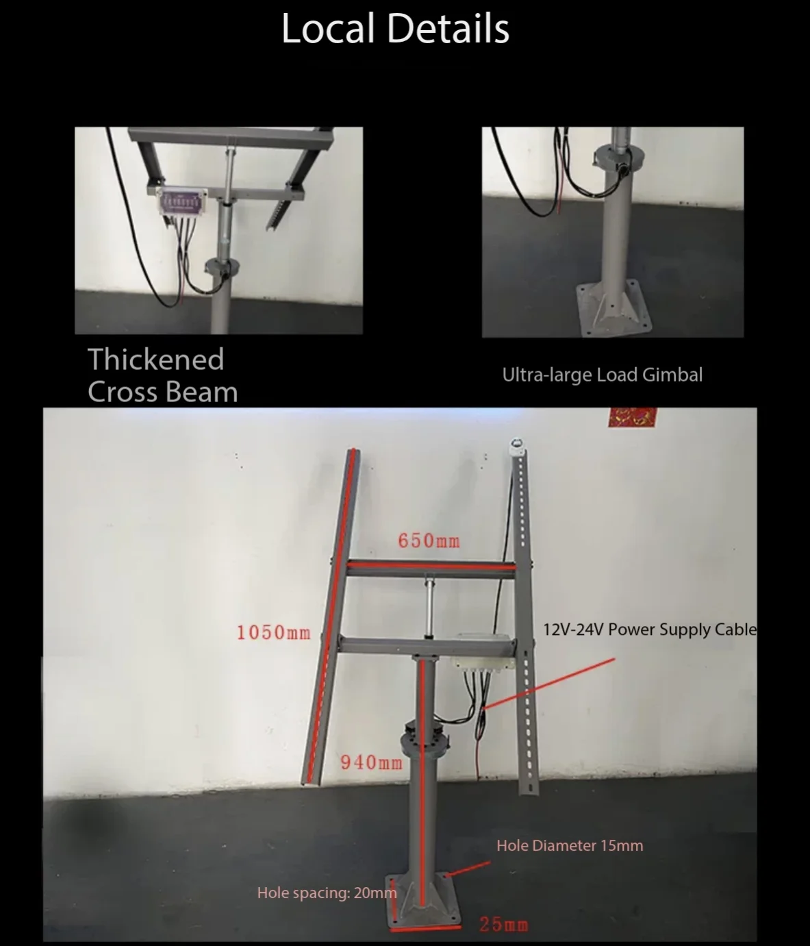 Automatic tracking solar power generation system, solar tracking, rotating bracket (excluding solar panels)