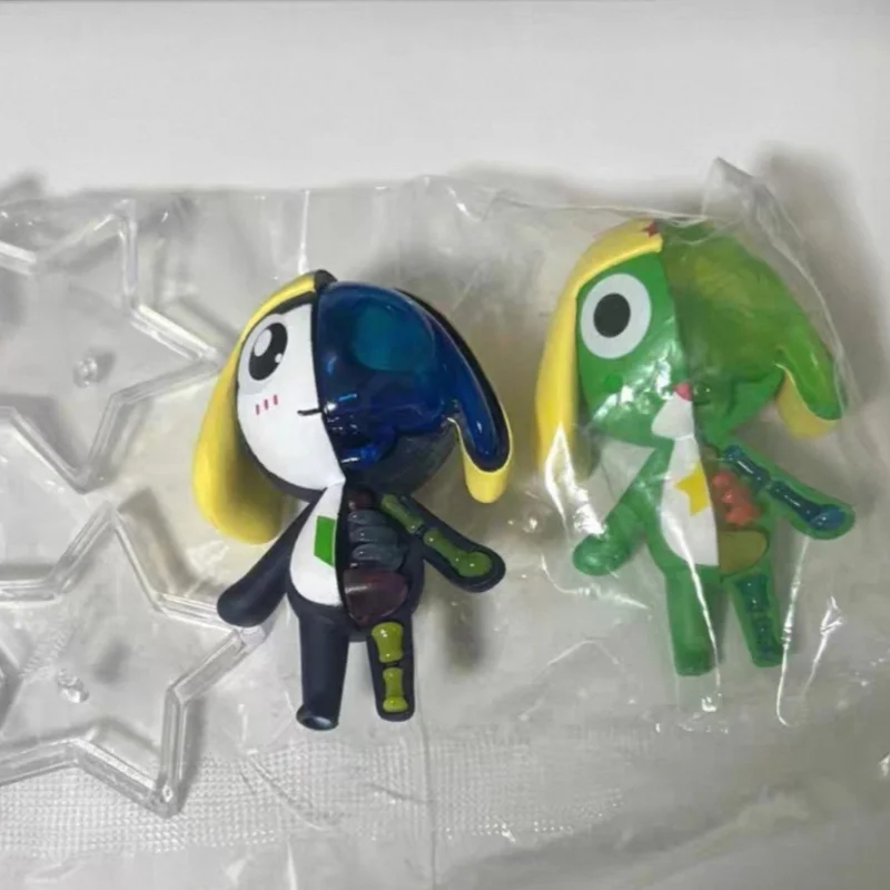 In Stock Bandai Keroro-Gunso Half Anatomy Figure Gashapon Cartoon Collectible Ornament Anime Character Display Decoration Fans