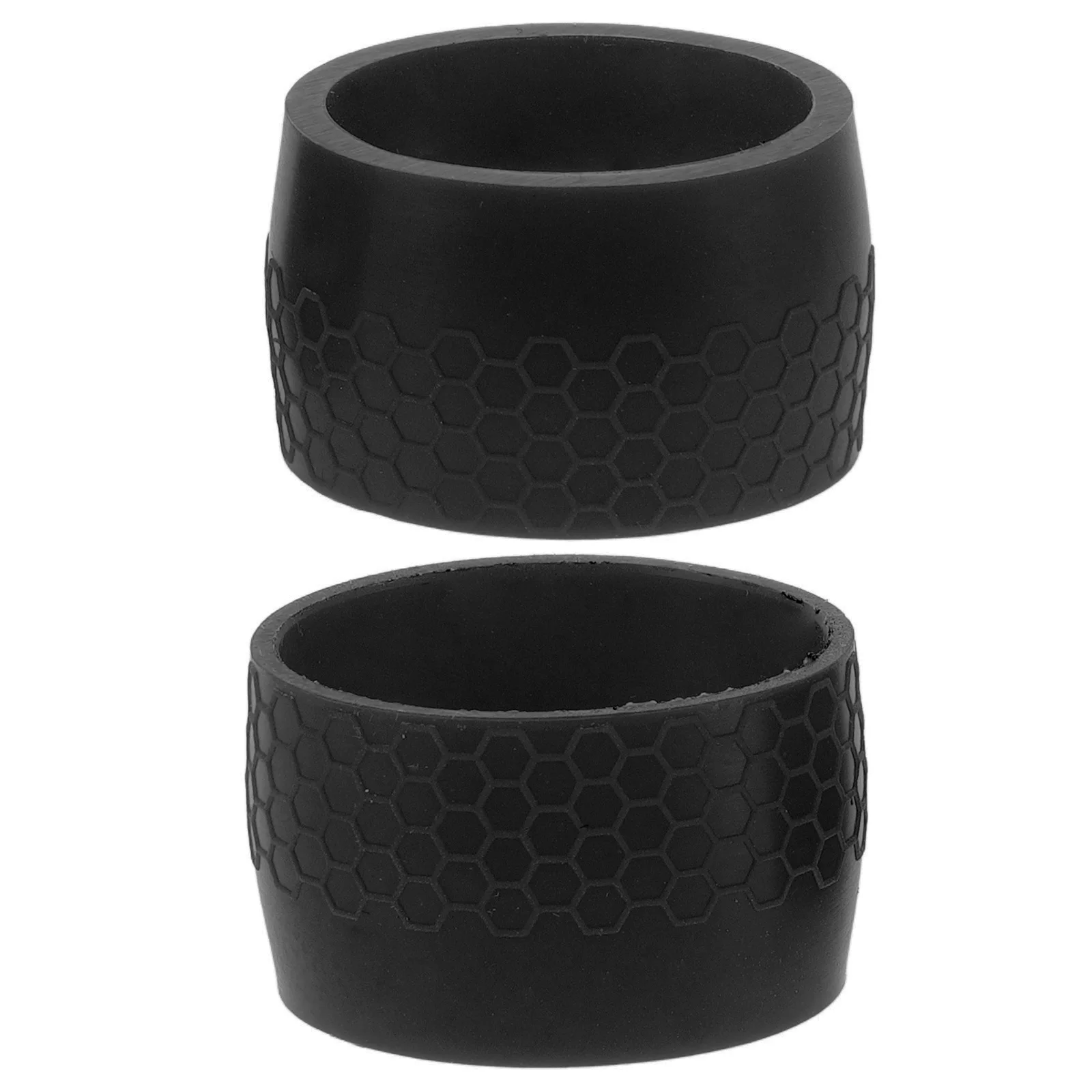 

2pcs Bike Handlebar Grips Non-slip Silicone Rings Black Durable Cable Management Handlebar Cover Road Bike Bar Ends