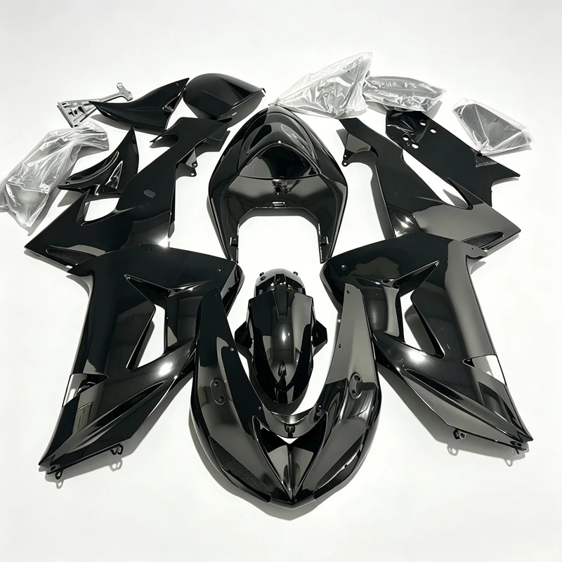 ABS Injection Motorcycles Fairings for ZX10R ZX-10R 2006 2007 Fairing Kit fit ZX 10R 06 07 Black Bodyframe Plastic Cove