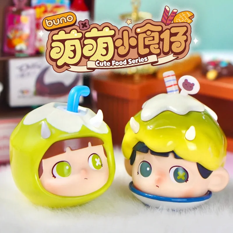 

Buno Cute Food Series Мини Слепая Коробка Игрушки Kawaii Аниме Фигурка Caixa Caja Surprise Mystery Box Куклы Подарок Для Девочек