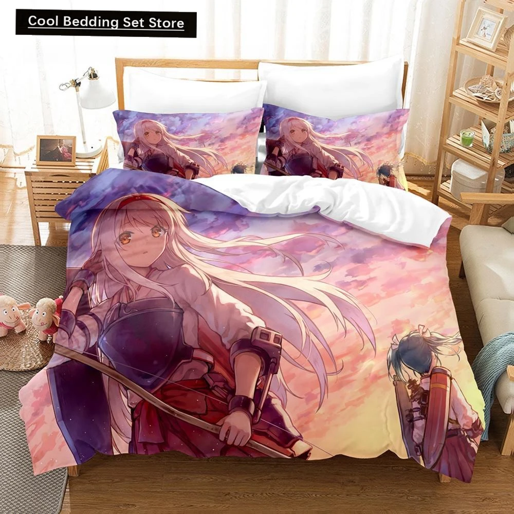

New 3D Kawaii Anime Zuikaku (Kancolle) Bedding Set Single Twin Full Queen King Size Bed Set Adult Kid Bedroom Duvet cover Sets