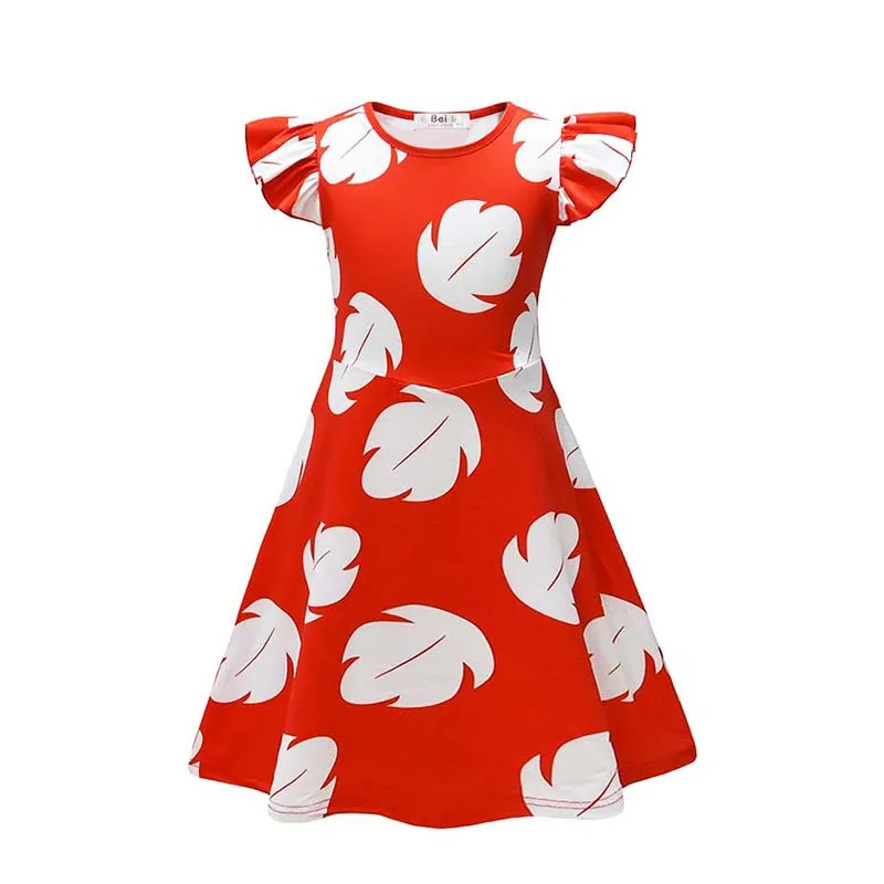 طفل ديزني فيلم غرزة لعب الأدوار زي مجموعات الكرتون لطيف فستان الأميرة مرحلة الأداء هالوين كرنفال فستان أطفال #5