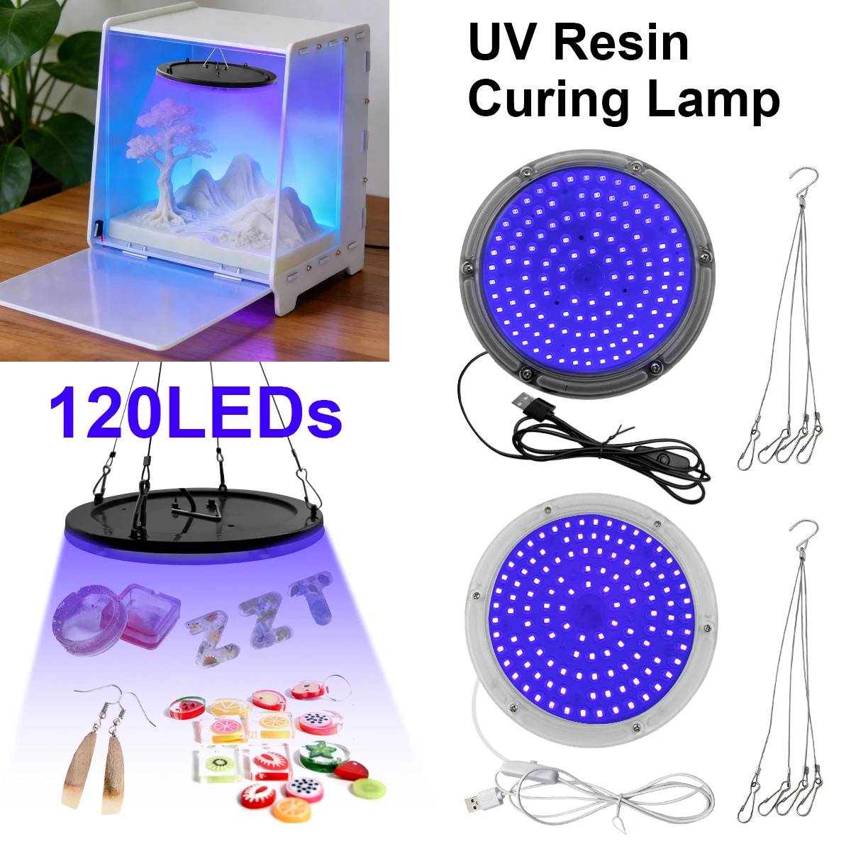 

Portable UV ultraviolet resin lamp, powered by USB, made of jewelry, earrings, keychains, DIY curing lamp, gift for parents