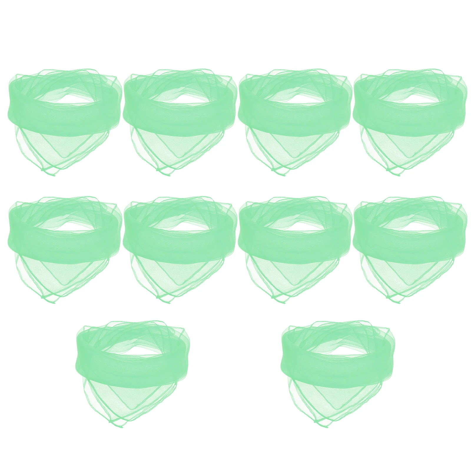 

10pcs Solid Color Silk Square Lightweight Women Scarves for Dance Performance Pure Cotton Scarf Silky Scarf for Women
