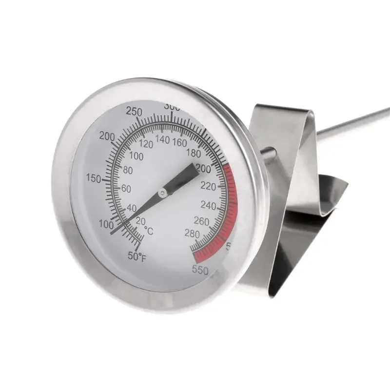 Stainless Steel Fried Thermometer For French Fries Fried Chicken Wings Oven and Other High-temperature Testing.