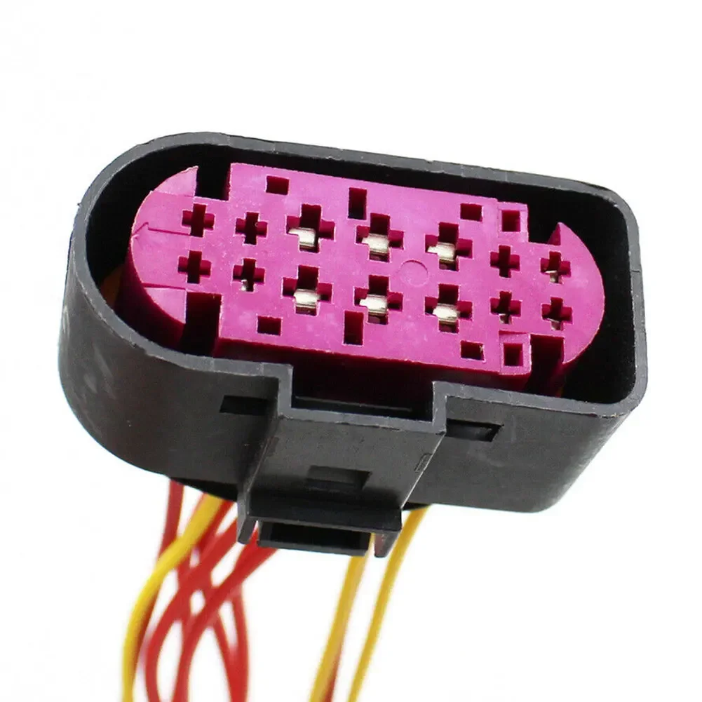 Car Xenon Headlight 10 To 14Pin Plug Connector Adapter Headlight Wire Harness Connector 1J0973737 1J0973835 For Golf MK6