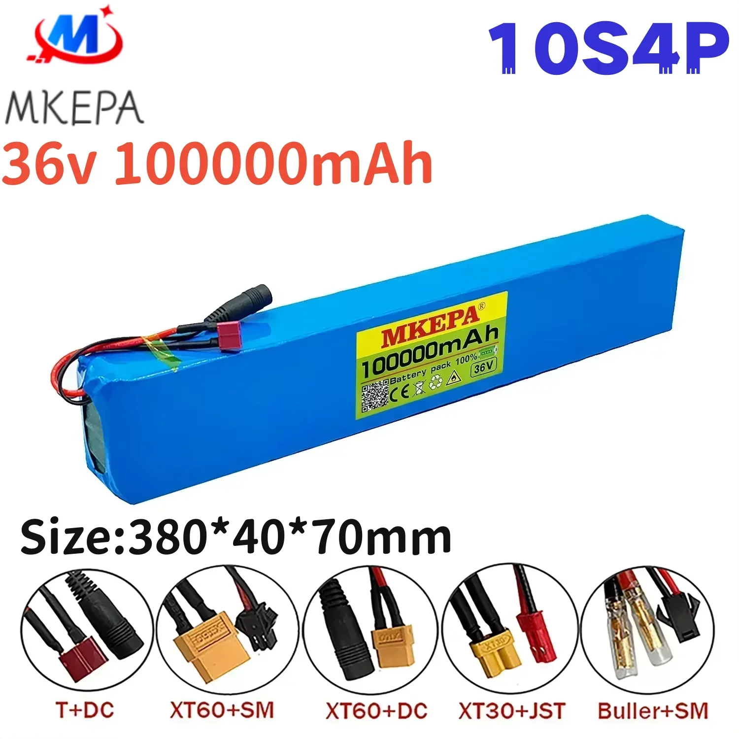 

10S4P 36V 100000mAh Electric Scooter Lithium Battery 18650 battery pack 36V 100Ah Electric Scooter Electric Scooter Battery 36v