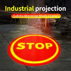 Industrial Projector Light Skywalk Forklift Safety Warning Line Floor Marking Pattern Spotlight Customization
