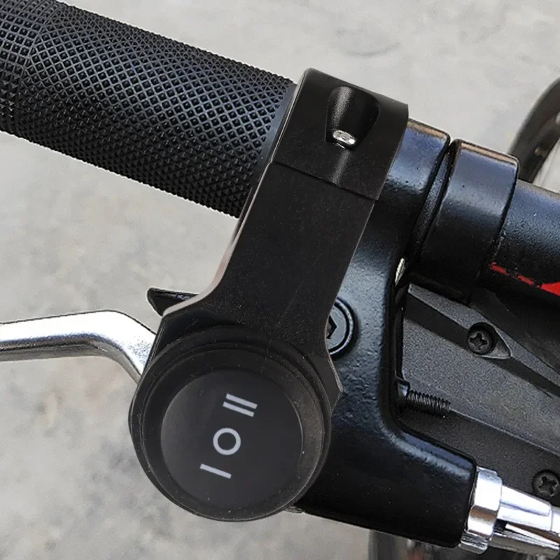 Motorcycle ON/OFF Mini Driving Light Switch with Clip Waterproof Universal Motor Spotlight Waterproof Switches Wire 4 Types