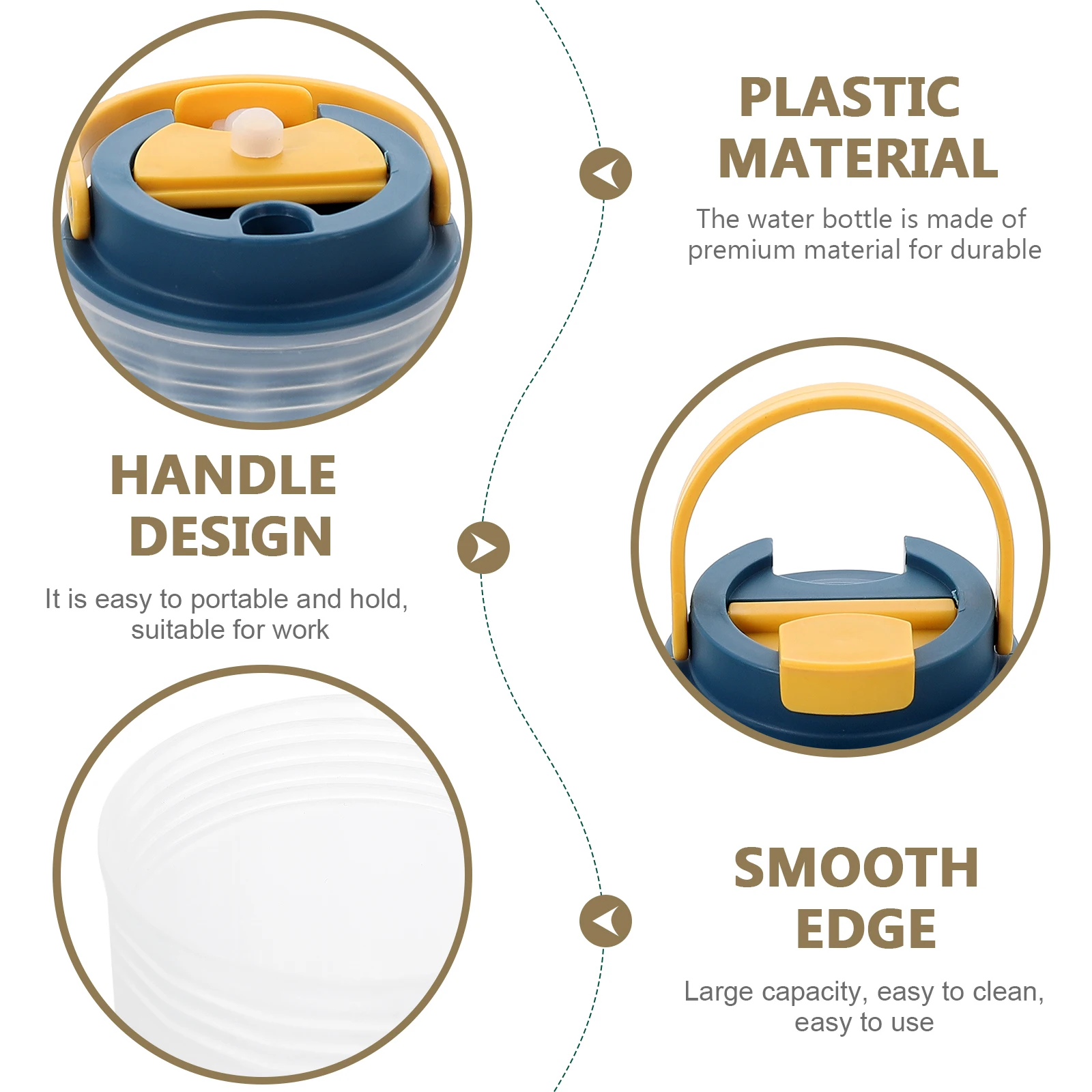 

Sports Cup Drinking Water Container Bottles Awola Mens Plastic Hiking Jug Student