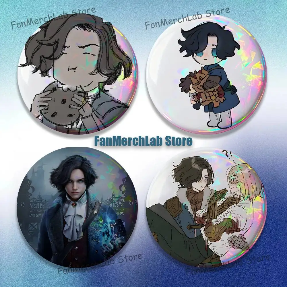 

Lies Came P-PinoS chio Anime Enamel Pin Badge Cartoon Round Brooch Accessories on Backpack Gifts