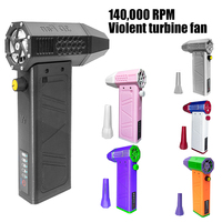 Powerful Air Blower High Speed Duct Fan Mini Turbo Jet Fan 140000 RPM Wind Speed 62m/s Turbo Fan Brushless Motor Violent Blower