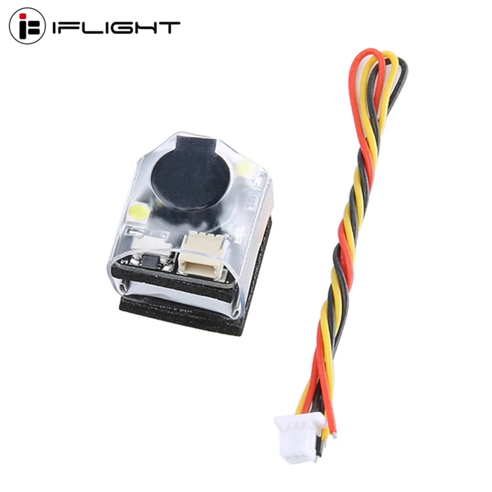 IFlight YR50B_S Finder Buzzer 100dB BB ring LED light alarm 100 decibels programmable BF F7 for FPV quadcopter and RC Airplane