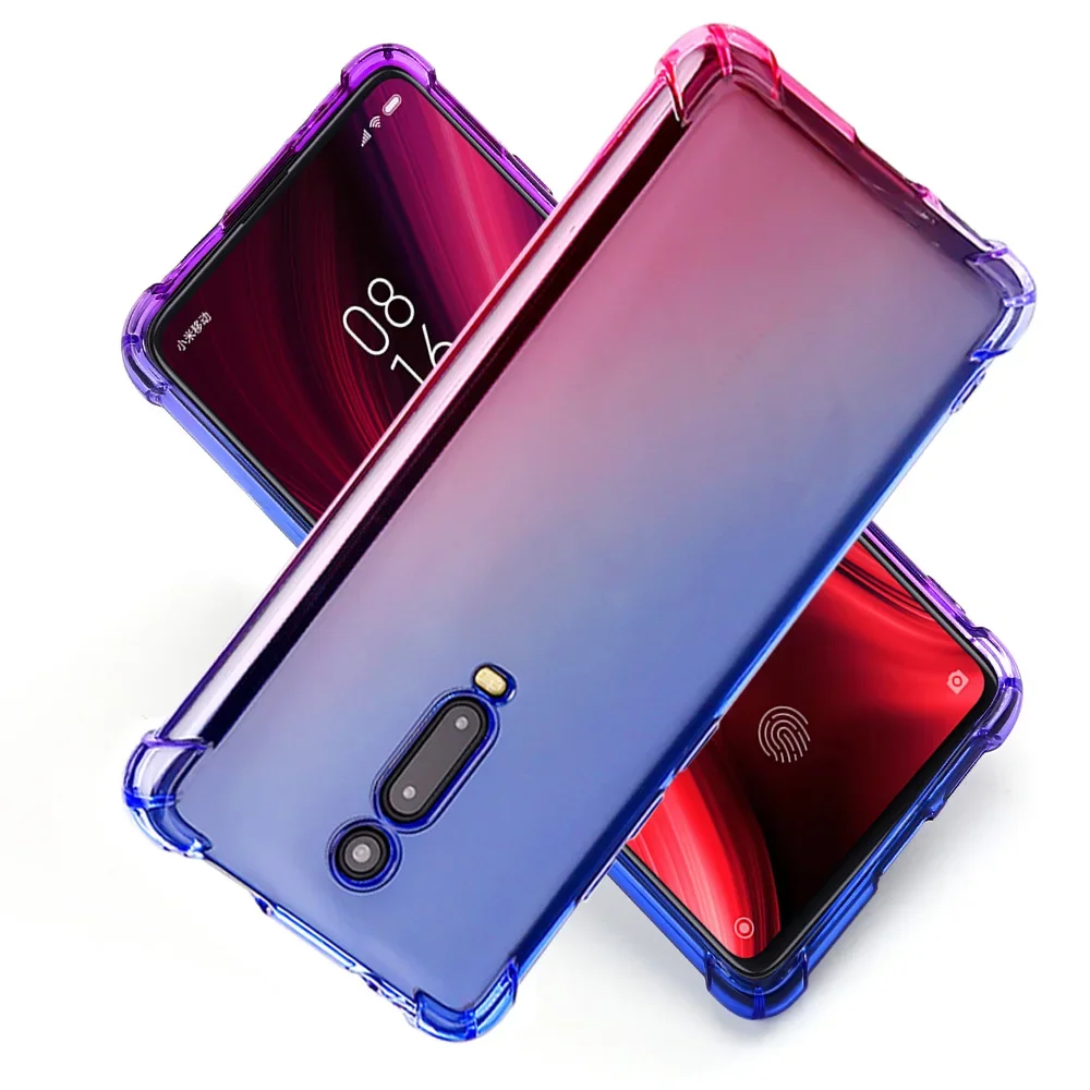 Xiaomi Mi 9T Phone Case,Shockproof Slim Ultra-Thin Flexible TPU Soft Silicone Anti-Drop Phone Cover Mi 9T 9 Pro Lite 8 6X