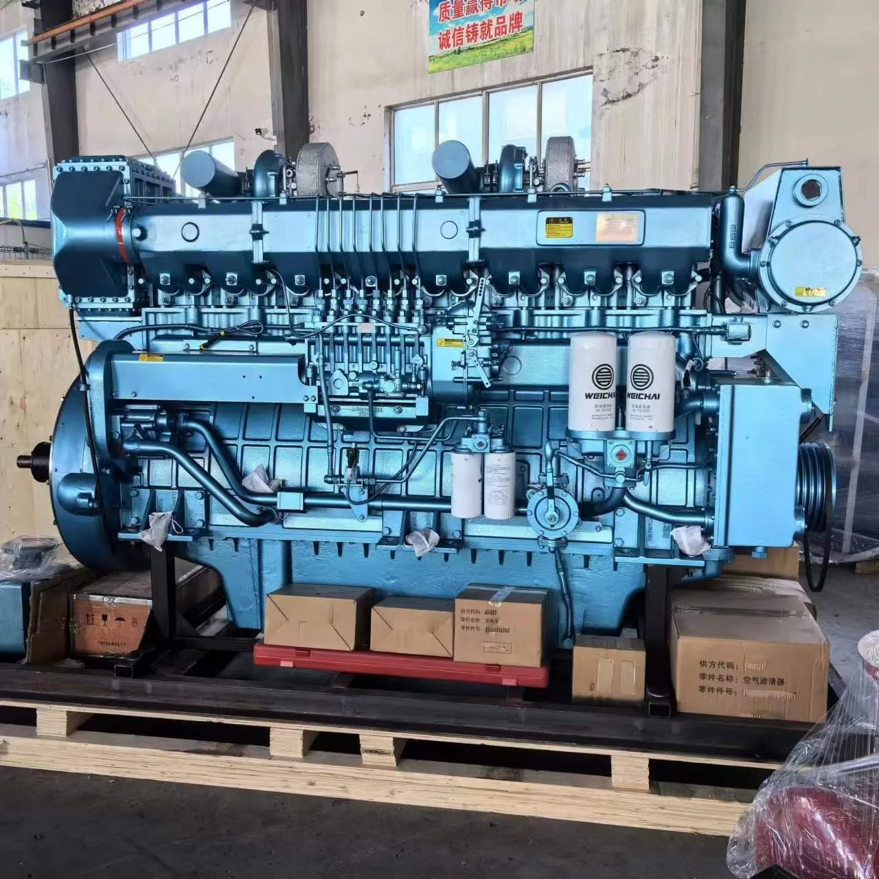 محرك بحري 8170ZC محرك بحري 820 حصان محرك بحري داخلي مع علبة تروس