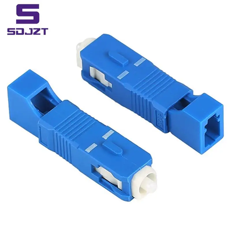 SC Male to LC Female Single Mode Fiber Optic Hybrid Optical Adaptor Converter