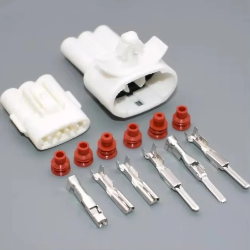 

5/10 Sets 3 Pin DJ7036YA-2.2-11/21 Female And Male Wire Connectr For Turn Socket Electrical Connector 6187-3281 6180-3261