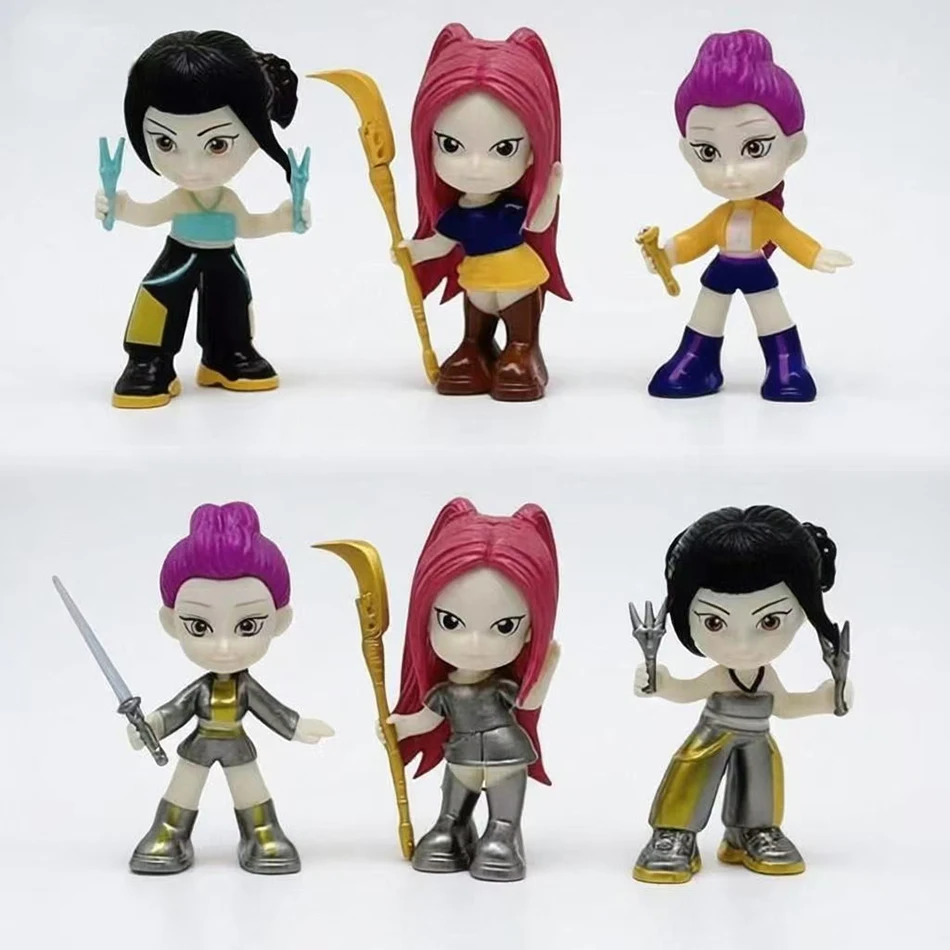 2025 جديد أنيمي Kpop شيطان الصيادين دمية لعبة من الفينيل رومي ميرا زوي شخصية صندوق أعمى حلية لعبة ألعاب أطفال هدية الكريسماس