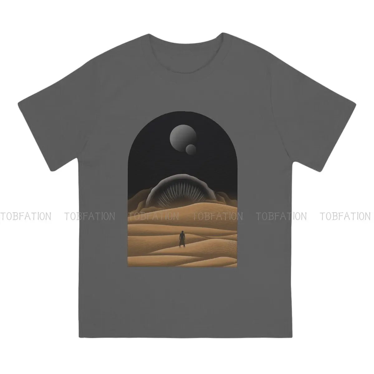 Dune Denis Villeneuve SFWA Precious Resources Crewneck TShirts Arrakis  Distinctive Men's T Shirt Funny Tops Size S-6XL