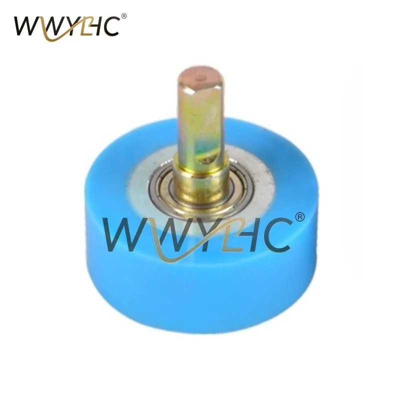 10Pcs Blue Silicone Roller 50×20mm, Wrapping Wheel for Profile Wrapping Machine