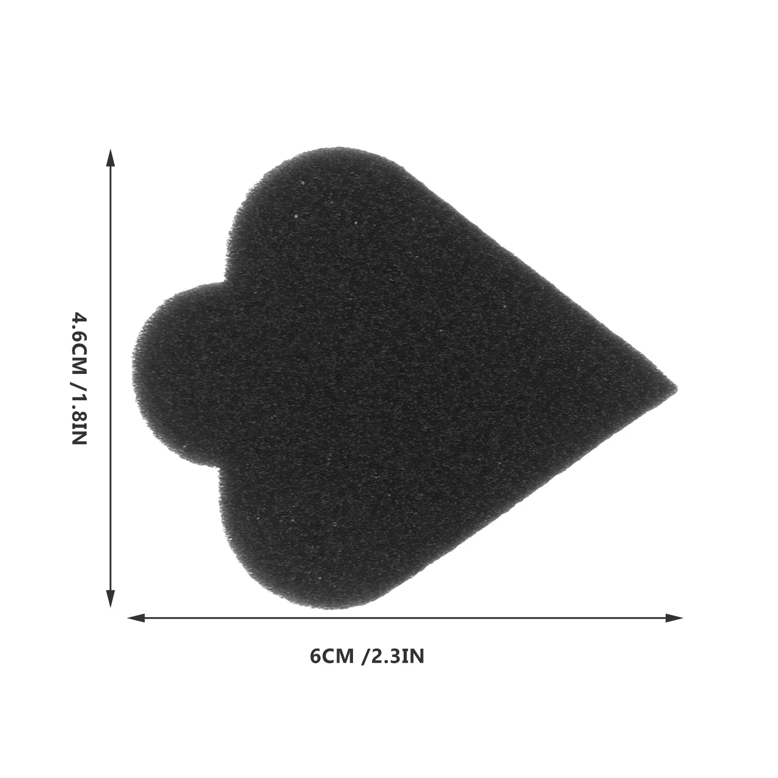 Set di 10 spugne per applicatore per trucco portatile a forma di fiore di pruno per fondotinta in polvere