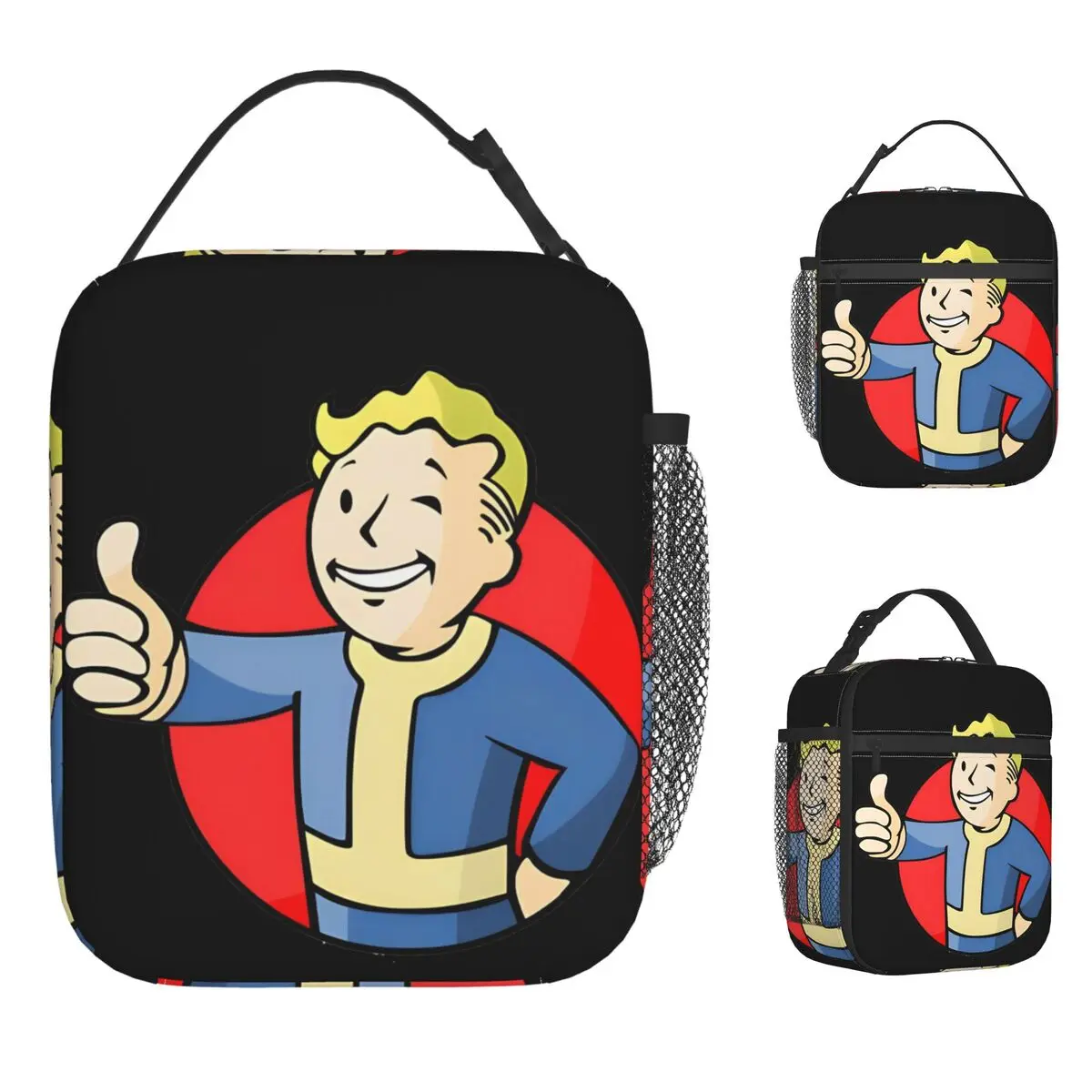 

V-Vaulted Boy F-Fallouted Сумка для обеда Kawaii Ланч-бокс для пикника Портативные термосумки для обеда для женщин Водонепроницаемая сумка-холодильник на заказ