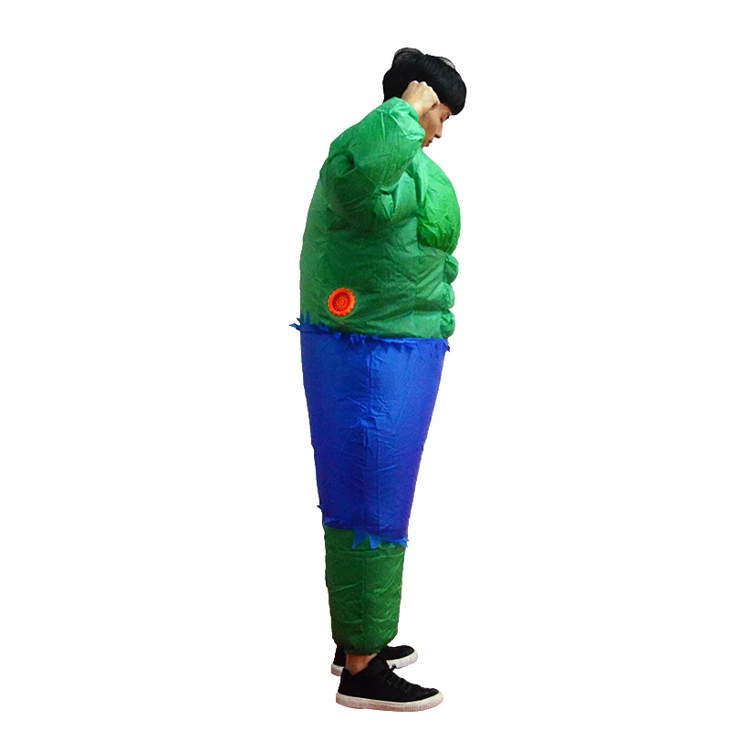 Adult Fatty Hulk Inflatable Costume Anime Suits Mascot Halloween Party Cosplay Costumes for Man Woman Boys Girls