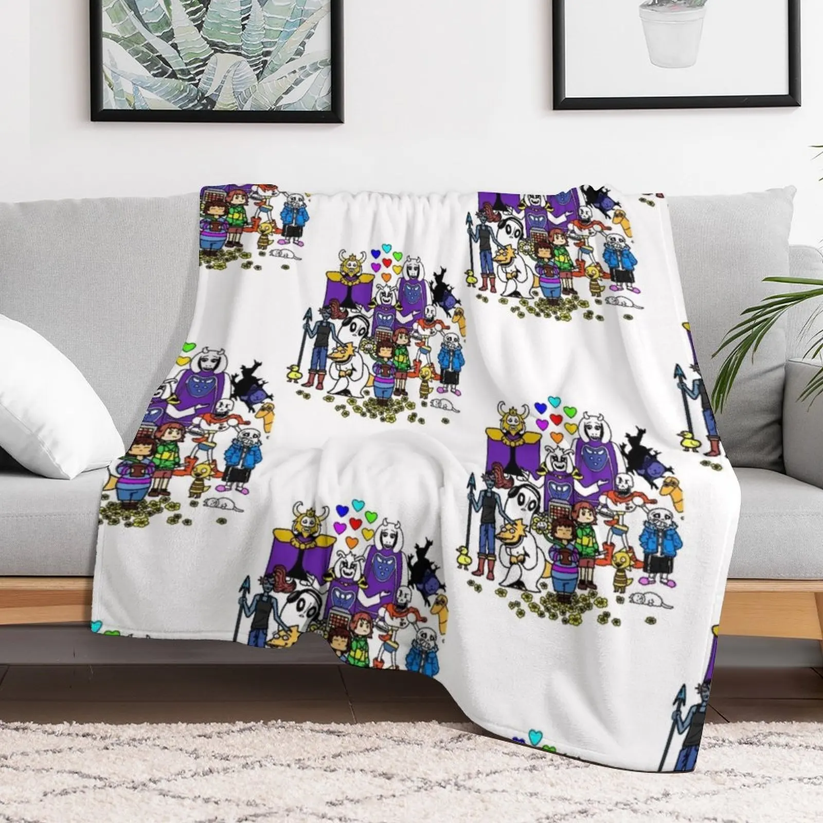 UNDERTALE Throw Blanket Luxury St manga Sofa Quilt Blankets