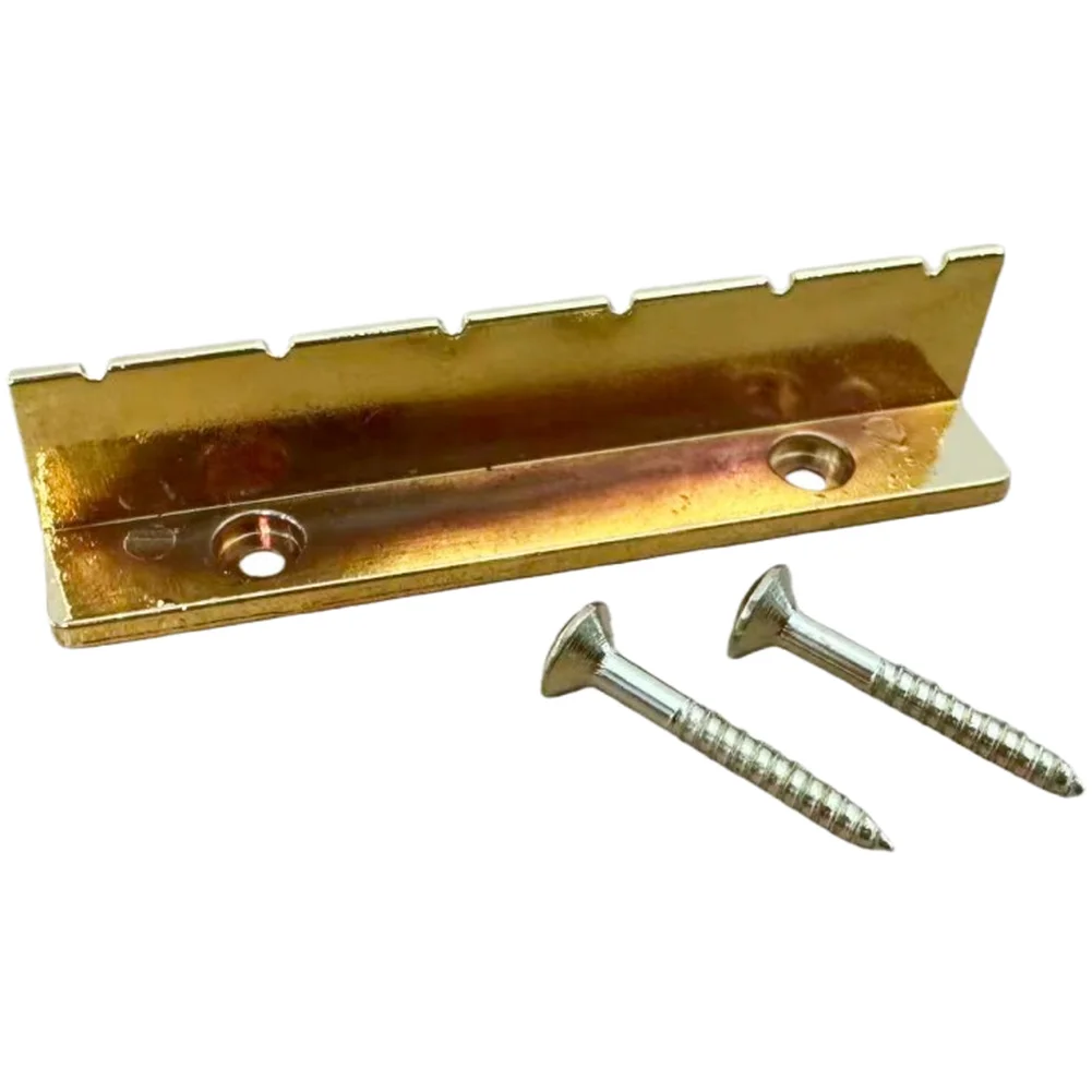L Shape Guitar Nut Made from Zinc Alloy for Acoustic and Electric Guitars Offering Reliable String Position and Stability