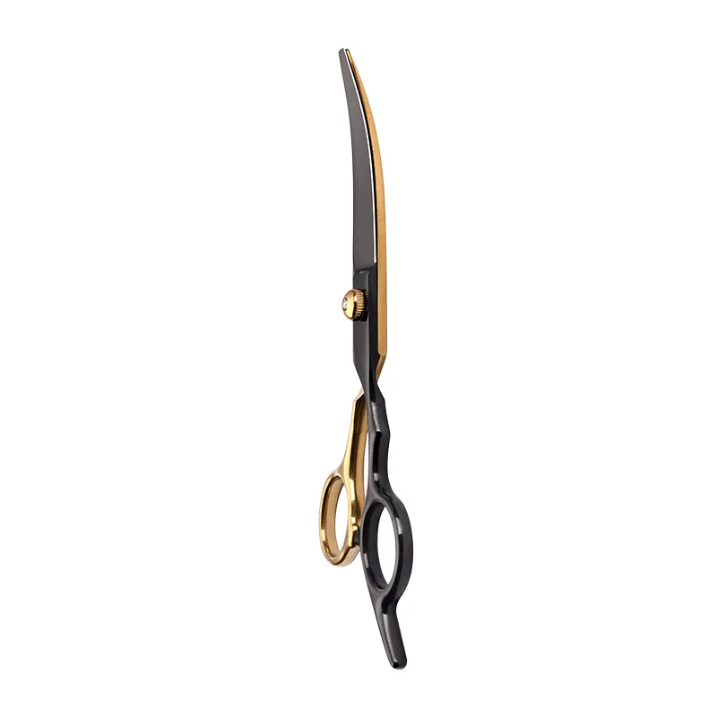 Pet Grooming Scissors Kit, Cat Hair Thinning Shear, Preto e Dourado, 6.5\