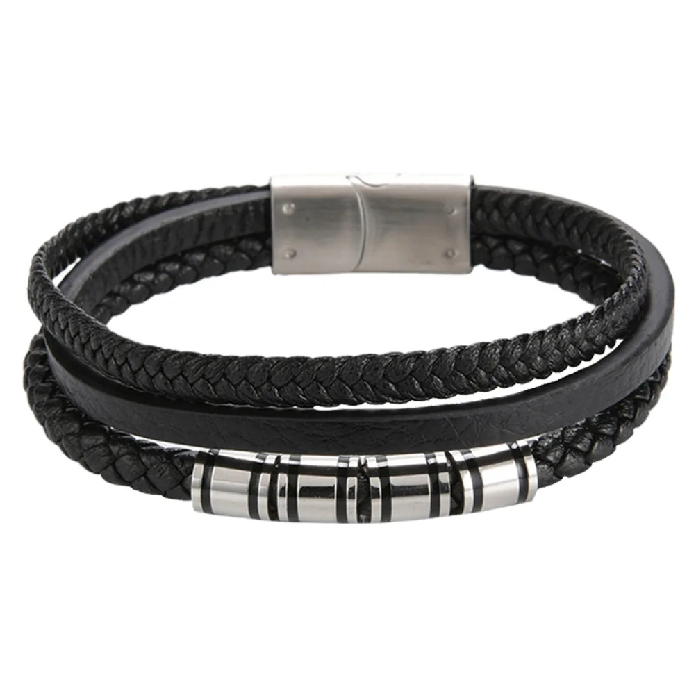 

Bracelet Fashionable Knit Multi-layer Stylish Wristband Lightweight Comfortable Durable Safe Perfect Gift