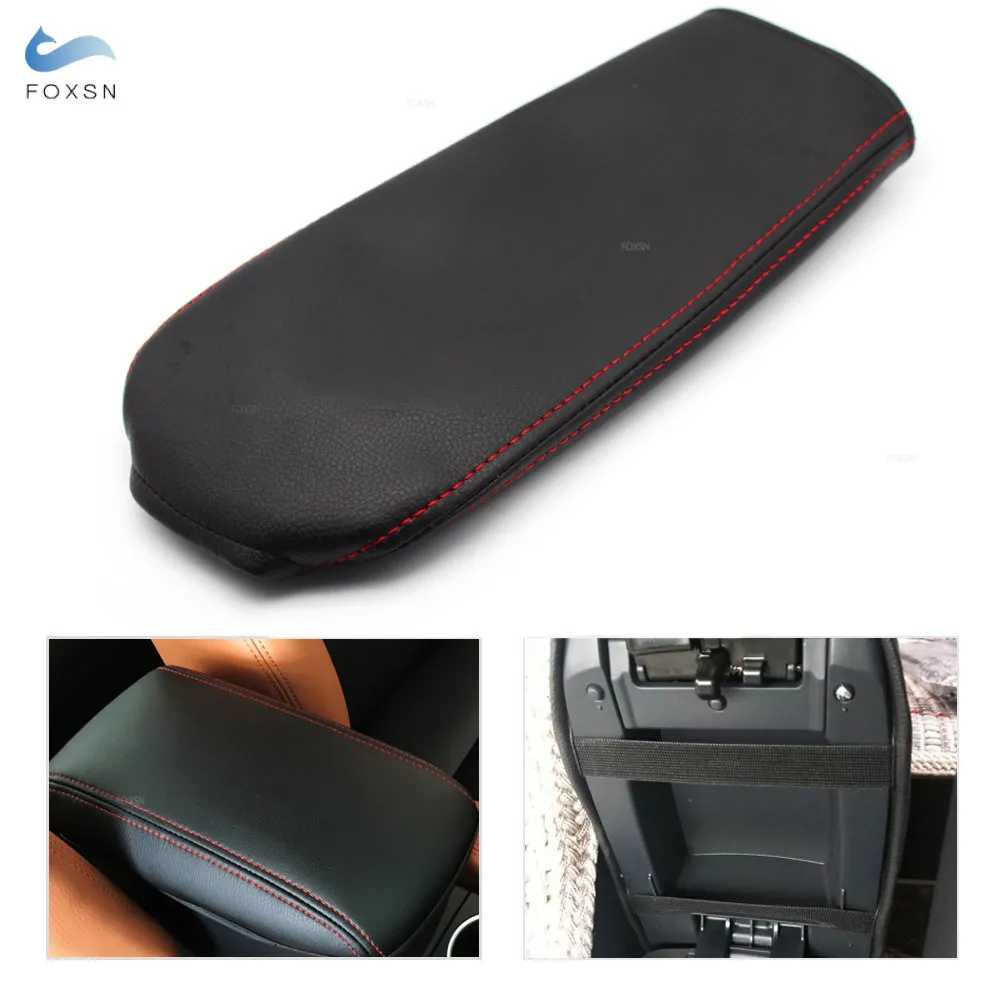 Microfiber Leather Car Accessories Center Console Armrest Box Cover Protection Trim For VW Passat 2010 2011 2012 2013 2014 2015