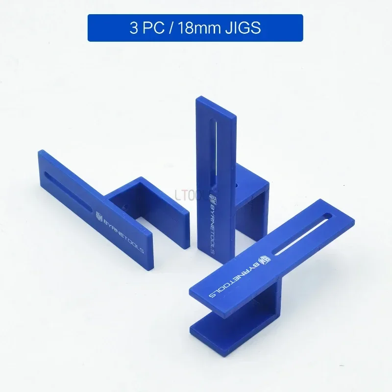 Imagem -02 - Jigs Fechando Fixação Clipe Medição de Madeira e Marcação Fixture Gabinete Armário Placa de Madeira Ferramentas de Instalação de Carpintaria 18 mm Pcs