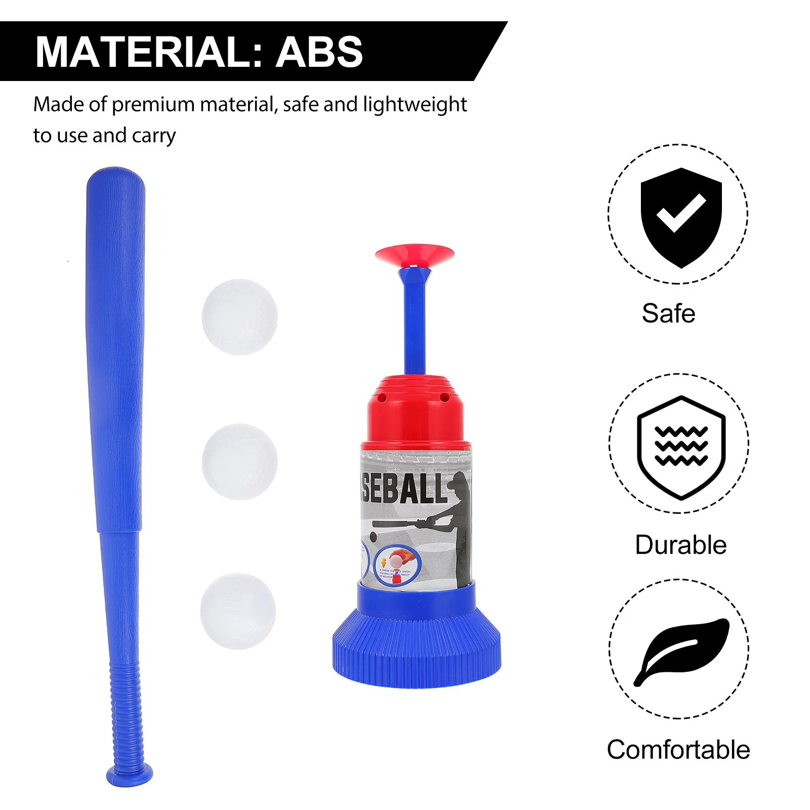 1Set Baseball Training Device Automatic Launcher Kids Batting Practice Equipment Children Baseball Pitching Machine Improve