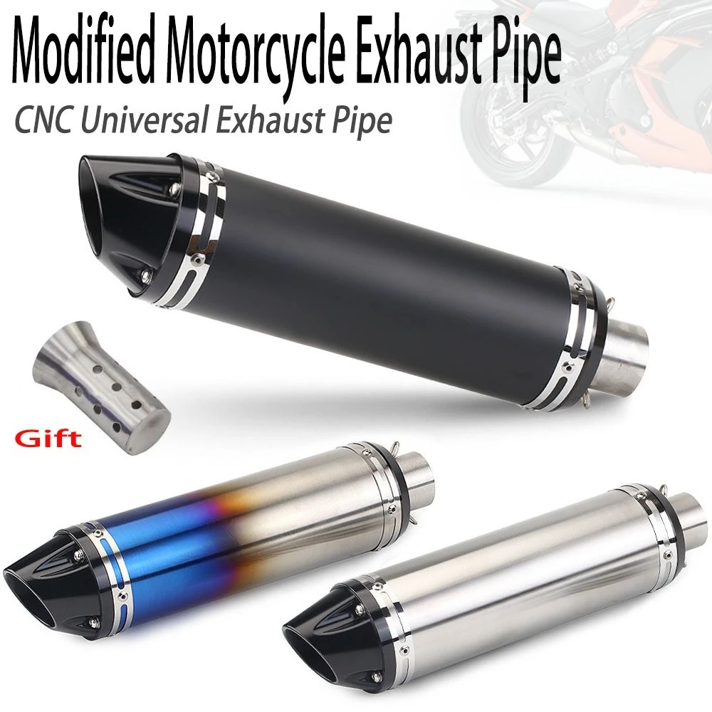 

51MM Motorcycle Exhaust Pipe Modification Suitable for Ninja 350/250 Yamaha R6 K6 K8 K9 Modified Universal GP Exhaust Pipe
