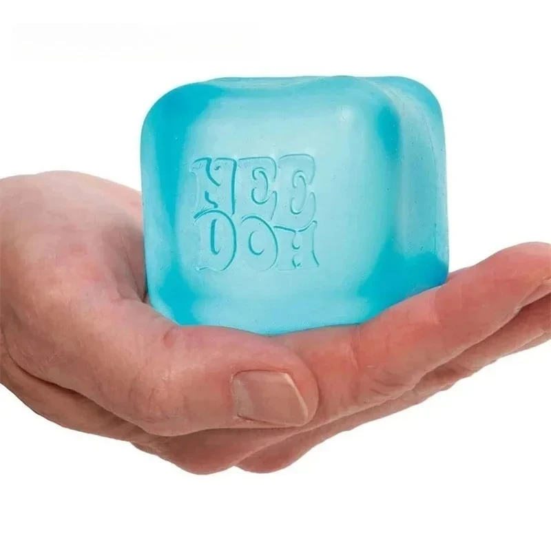 

Schylling Needoh Nice Cube Sensory Fidget Cube Stress Relief Squishy Cube Anti-Anxiety Squeeze Object For Focus ADHD Population
