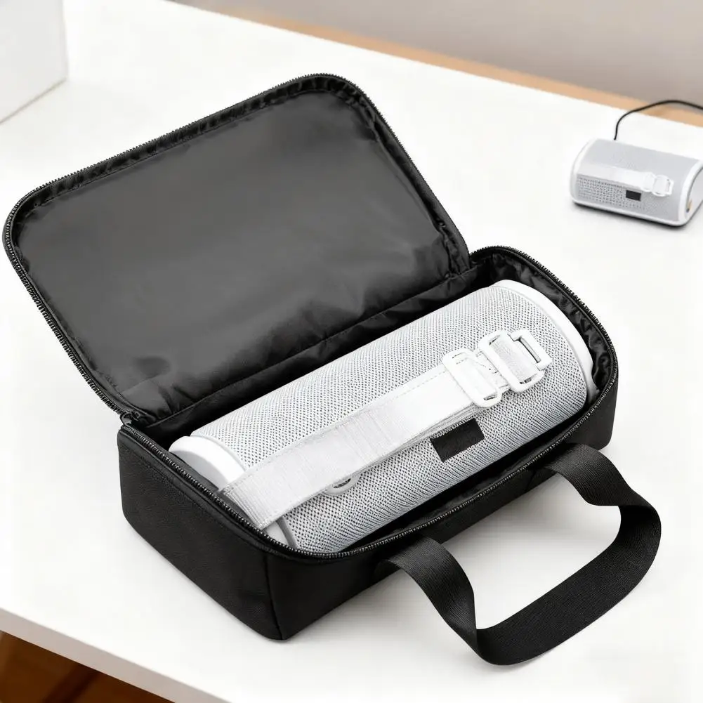 حقيبة تخزين مكبر الصوت، حقيبة مكبر صوت مقاومة للصدمات، حافظة مكبر صوت بلوتوث مقاومة للماء مع سحاب إغلاق متين لمقاومة للاهتراء