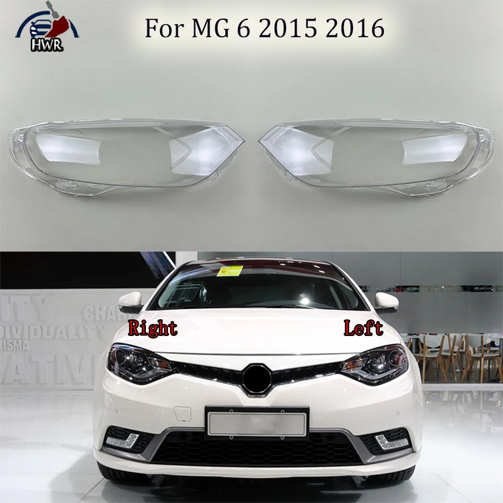 

Front Headlamp Cover Transparent Mask Lamp Shade Headlight Shell Lens Replace The Original Lampshade For MG 6 2015 2016