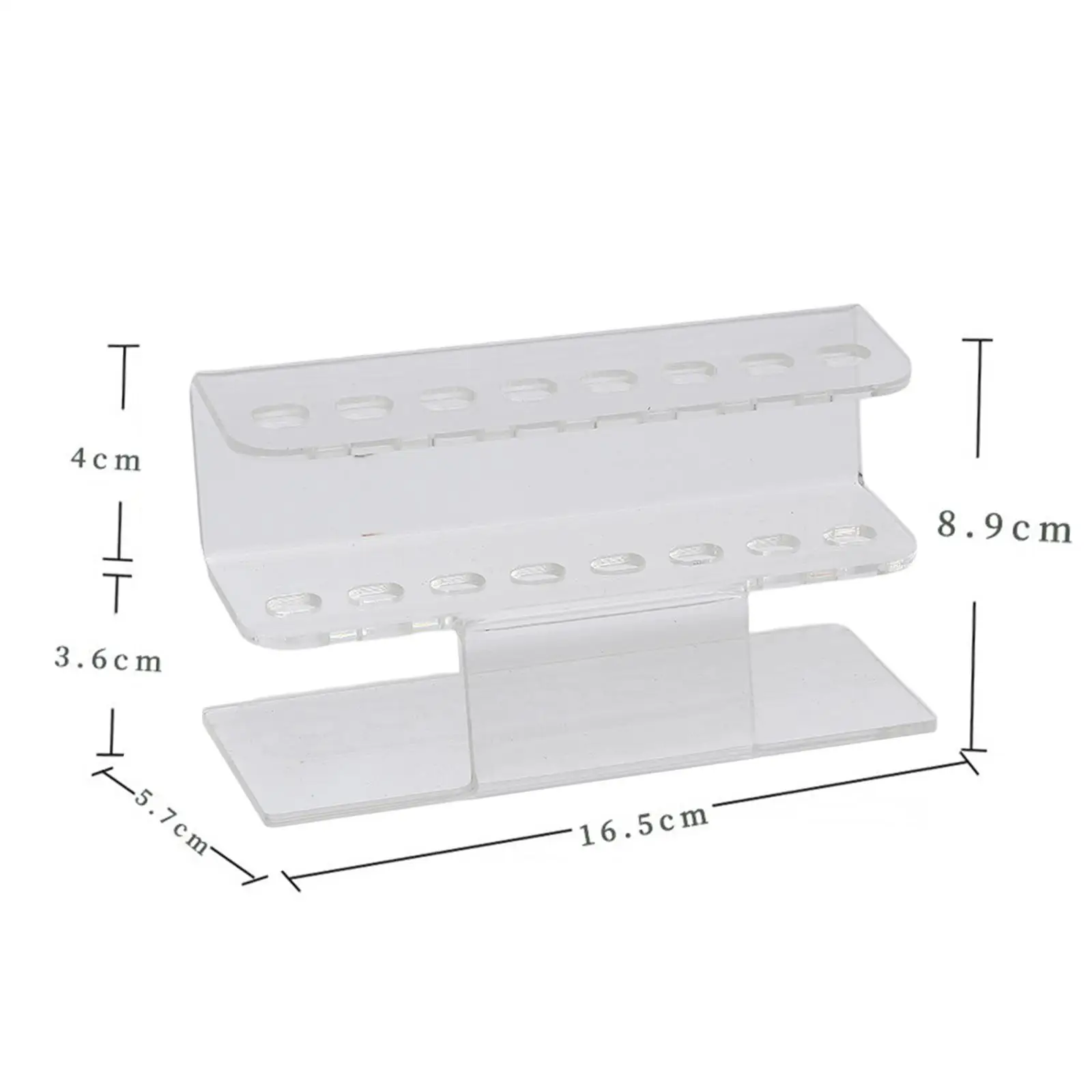 8 Holes Tweezers Stand Shelf, , Space Saving,Professional for Dresser