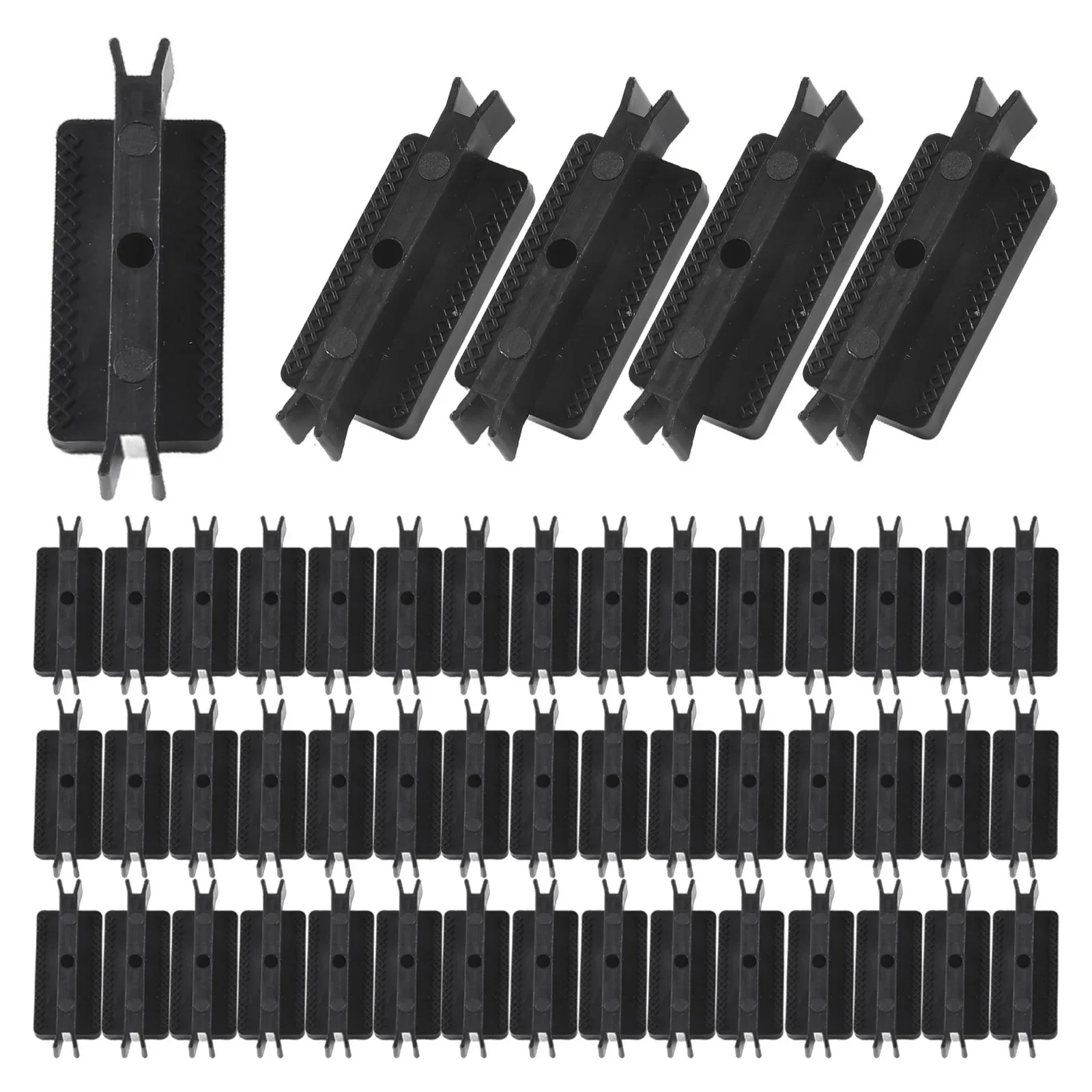 50Pcs/set Easy-assembly Dovetail Composite Deck Clip Secure Outdoor Floor Yard Garden Tool Outdoor Living Tools Accessories