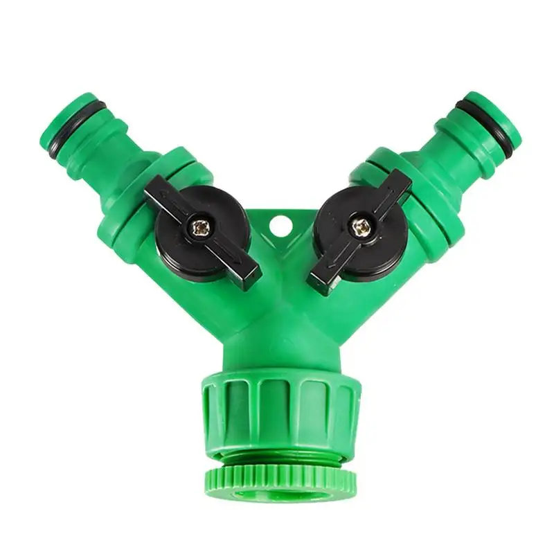 

2-way Garden Hose Splitter Garden Hose Quick Connector With Faucet Y Irrigation Valve Water Splitter For Landscaping Planting