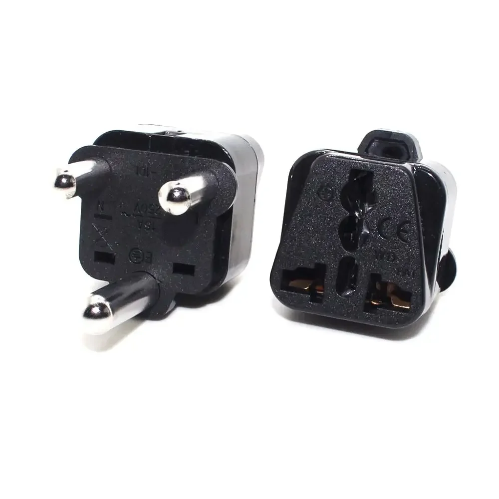 Large South Africa Plug (Type M), 15A 250V AC Power Socket AU US UK to South Africa/Swaziland/Lesotho Converter Travel Charing