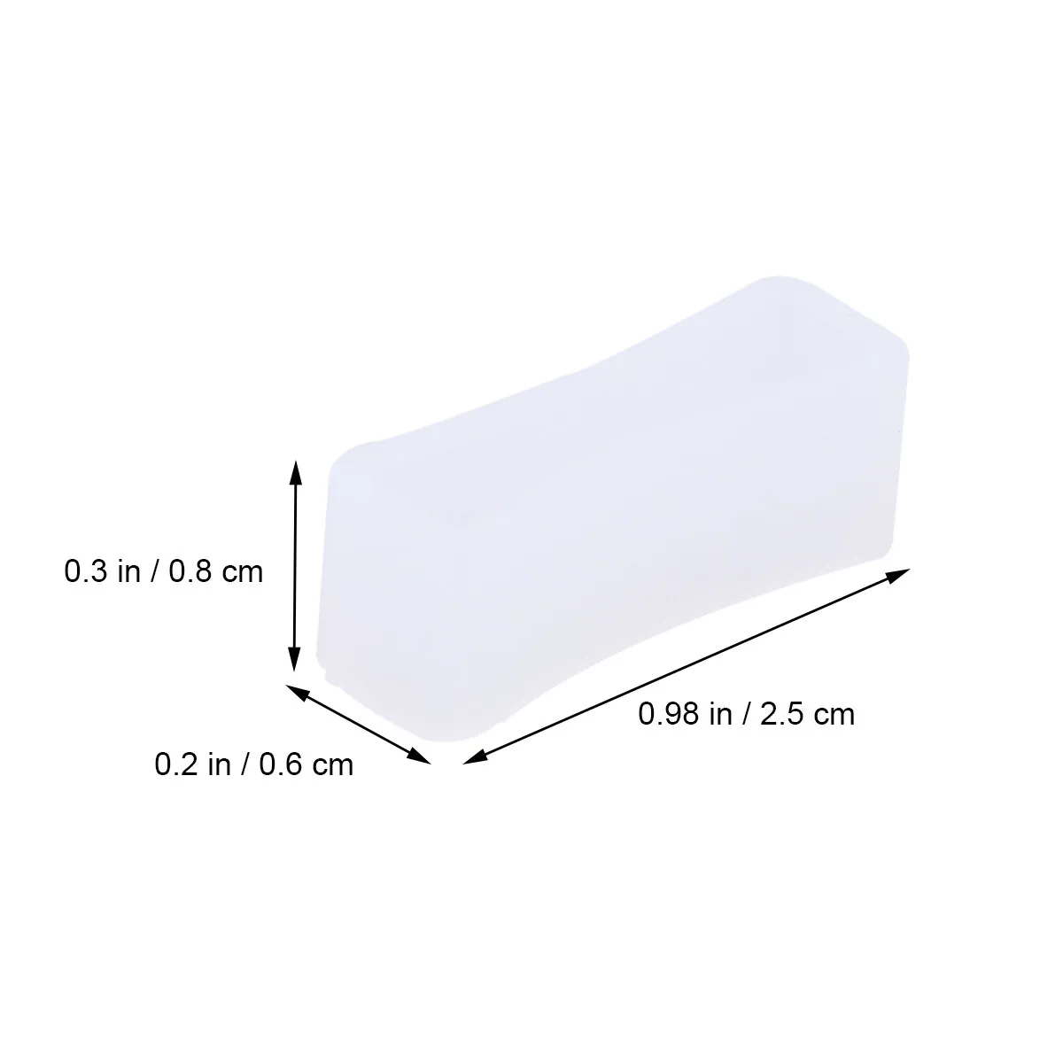 6Pcs Silicone Watch Band Strap Loops 20Mm Replacement Retainer Holder for Smartwatch Repair Tool view 4