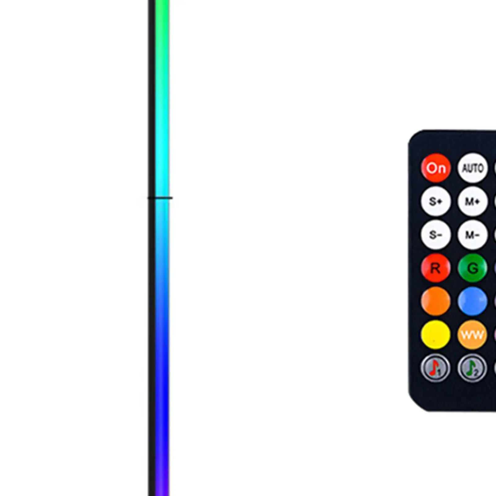 RGB Corner Floor Light Sturdy Base Timing with App and Remote Control Color Changing Ambience Light for Game Room Reading Corner