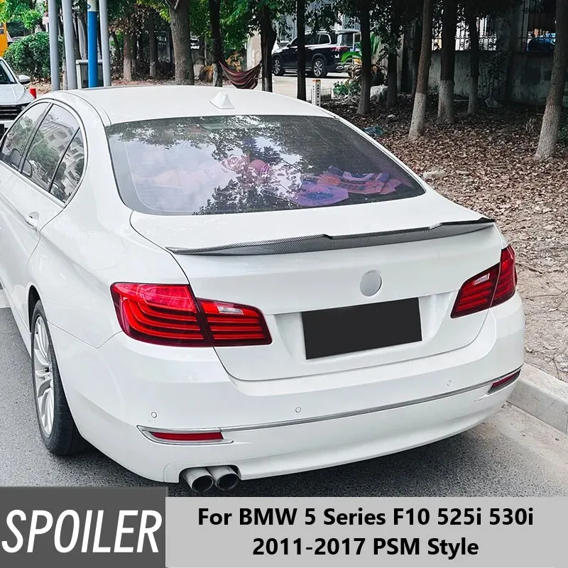 

Car Rear Tail Wing For BMW 5 Series F10 525i 530i 2011-2017 PSM Style Rear Trunk Lid Car Spoiler Wings Body Kit Car Accessories