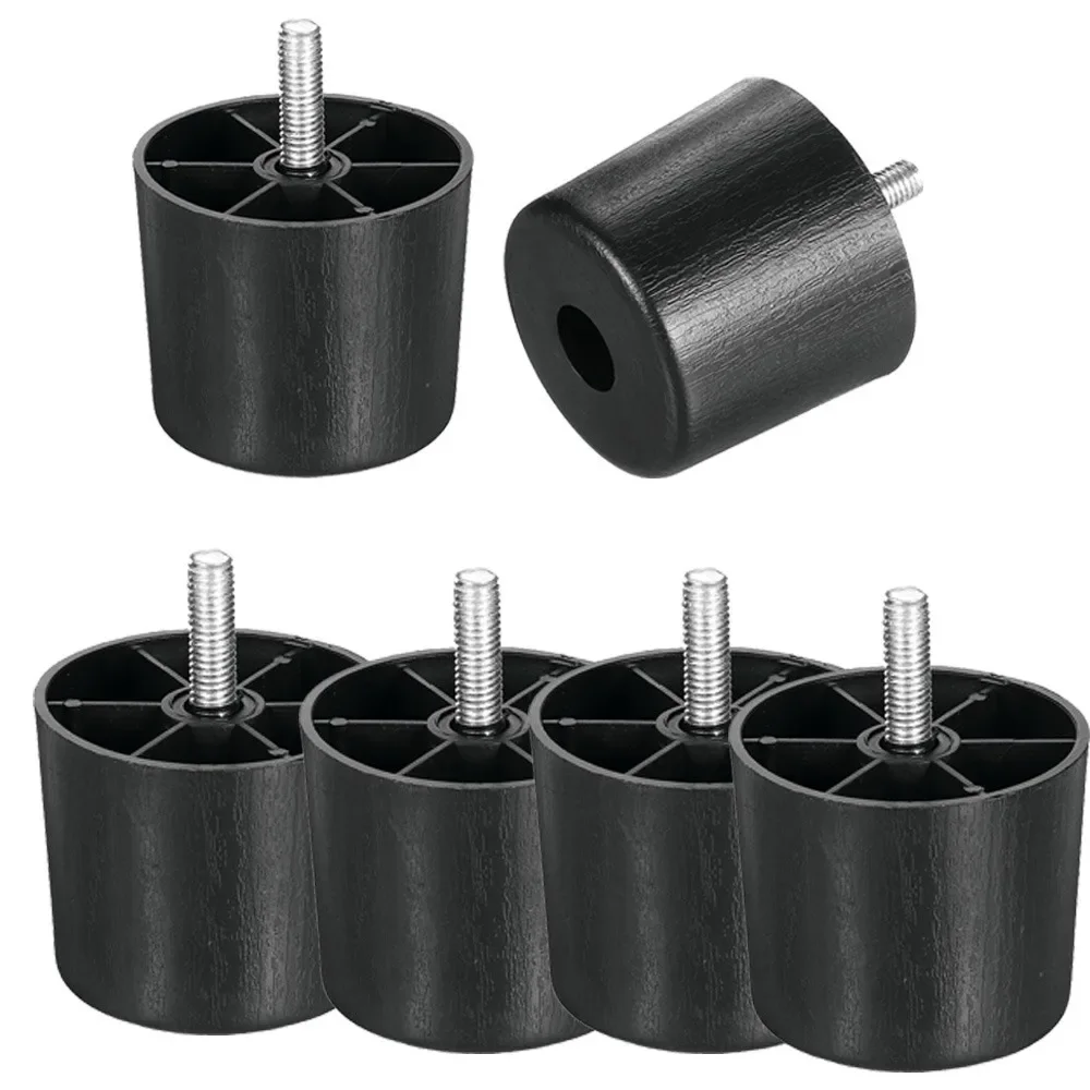 

4Pcs Sofa Legs, Tapered Furniture Legs Plastic Couch Feet with M8 Hanger Bolts for Sofa Dresser Cabinet Chair Bed Coffee Table